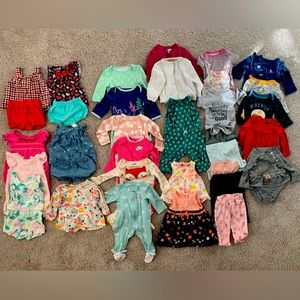 Spring/Summer Baby Girl Bundle - 34 Item!!